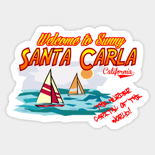 Santa Carla Sticker